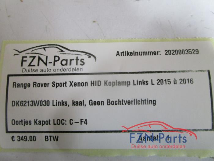 Koplamp links Landrover Range Rover Sport (22722048)