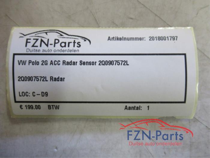 Radar sensor Volkswagen Polo (22745545)