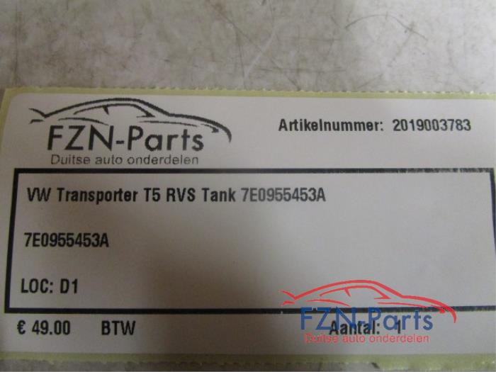Ruitensproeiertank voor Volkswagen Transporter (22738971)