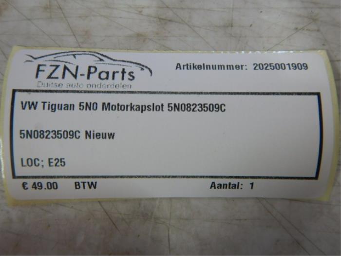 Slotmechaniek Motorkap Volkswagen Tiguan (22739682)