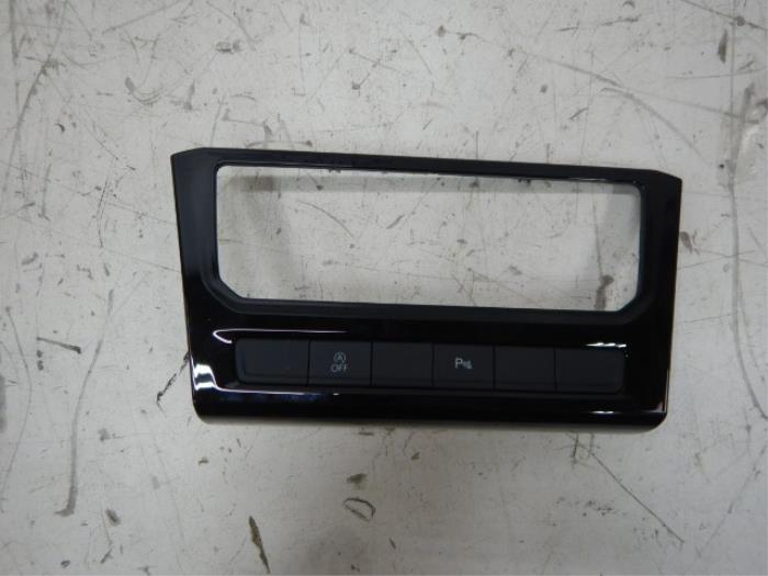 VW Touran 5TA facelift Inleg Climate Control Unit met Schakelaar