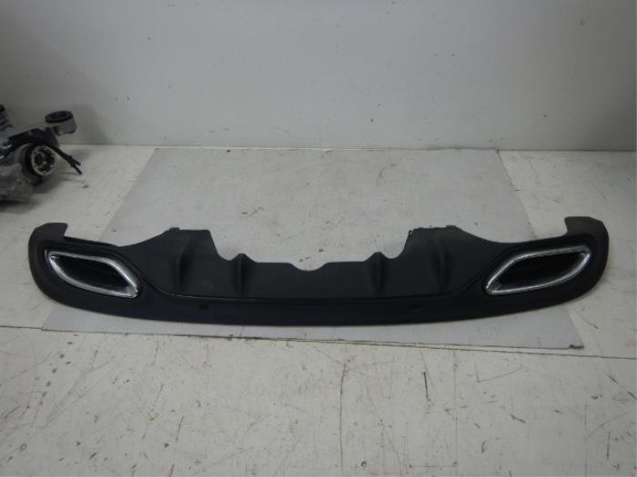 Mercedes-Benz W205 C-Klasse Diffuser AMG-Line Chrome Hoogglans Zwart