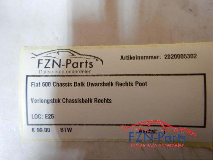 Dwarsbalk frontdeel Fiat 500 (22742959)