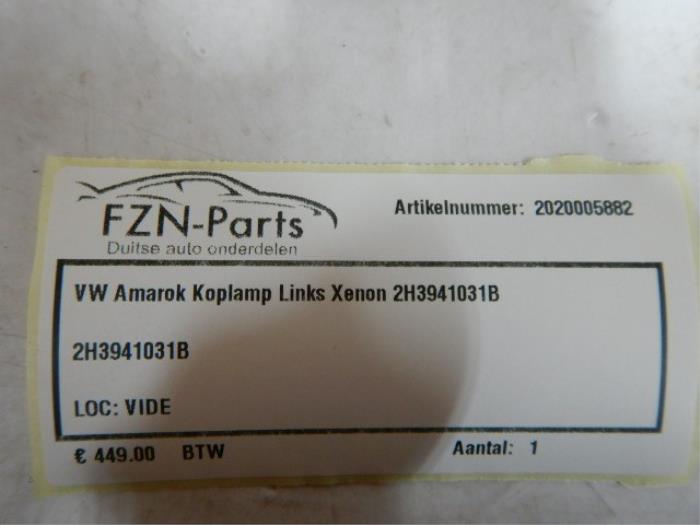 Koplamp links Volkswagen Amarok (22721846)