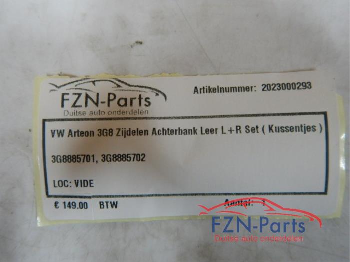 Zijpaneel Bekleding links-achter Volkswagen Arteon (22741611)
