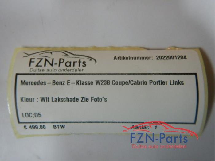 Portier 2Deurs links Mercedes E-Klasse (22739836)