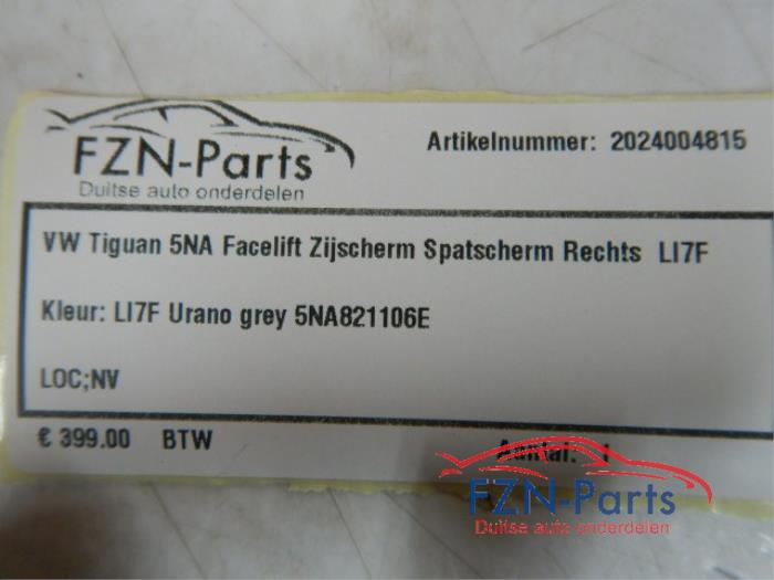 Scherm rechts-voor Volkswagen Tiguan (22724133)