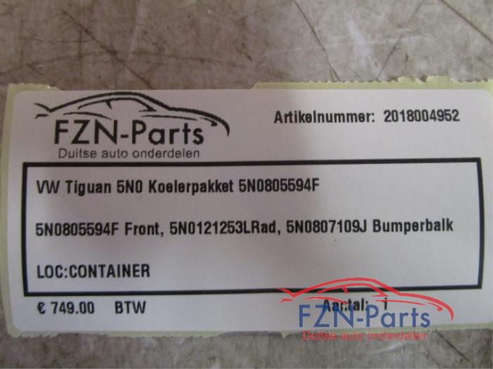VW Tiguan 5N0 Koelerpakket
