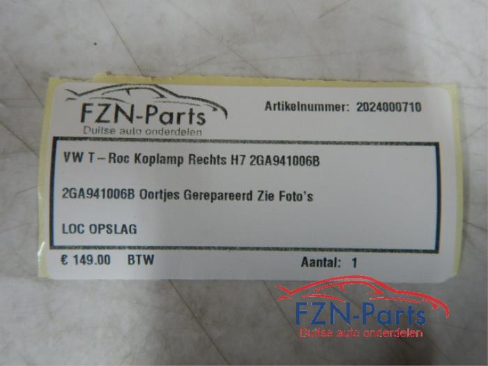 VW T-ROC Koplamp Rechts H7