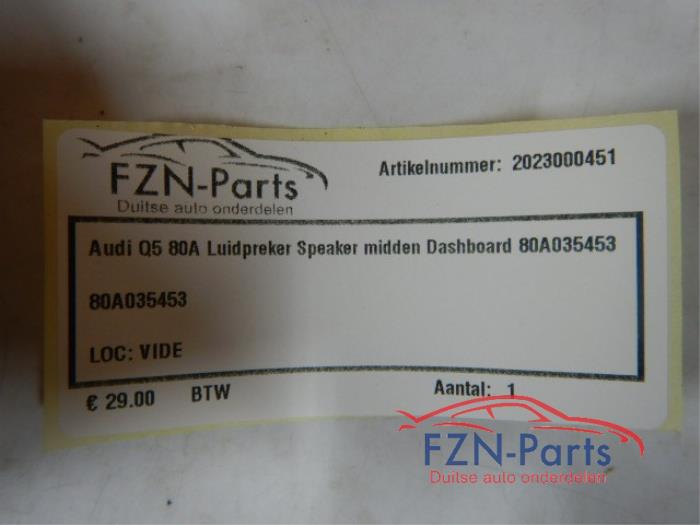 Luidspreker Audi Q5 (22743213)