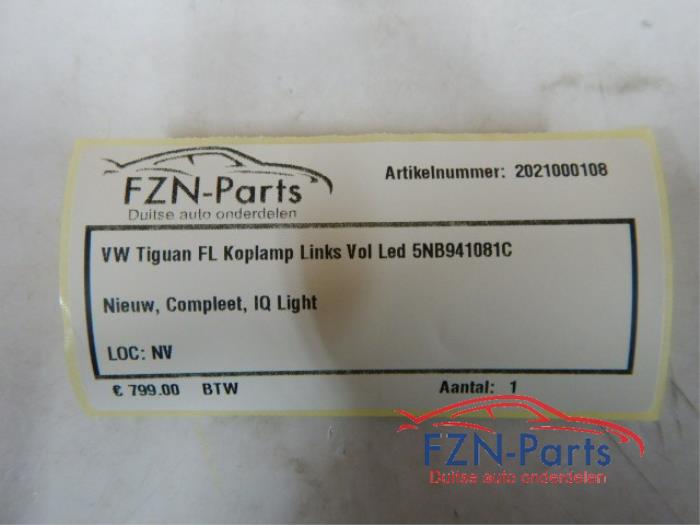 Koplamp links Volkswagen Tiguan (22721484)