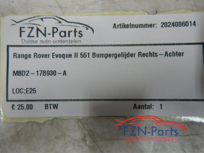 Range Rover Evoque II L551 Bumpergeleider Rechts-achter K8D2-AB8K218 M8D2-17B930-