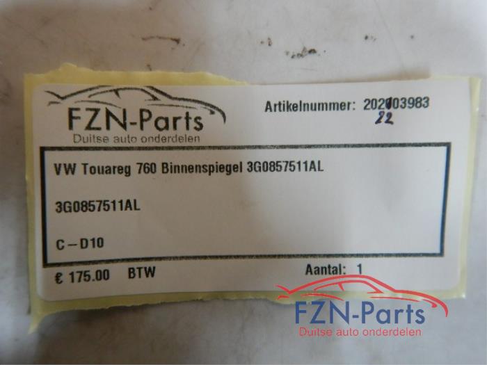 Binnenspiegel Volkswagen Touareg (22726611)