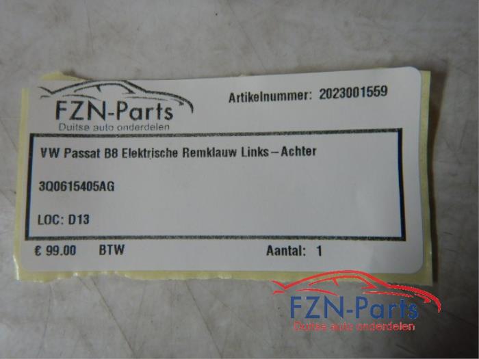 VW Passat B8 Elektrische Remklauw Links-achter