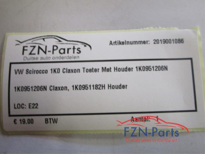 Claxon Volkswagen Scirocco (22727300)