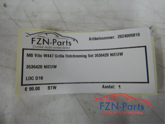 Grille Lijst Mercedes Vito (22738288)