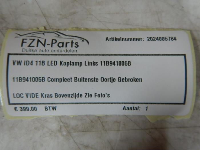 VW ID4 11B LED Koplamp Links