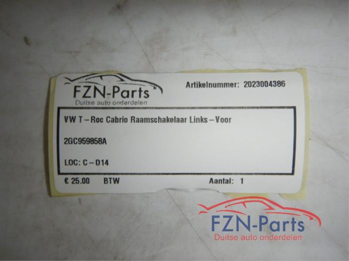 Elektrisch Raam Schakelaar Volkswagen T-Roc (22729131)