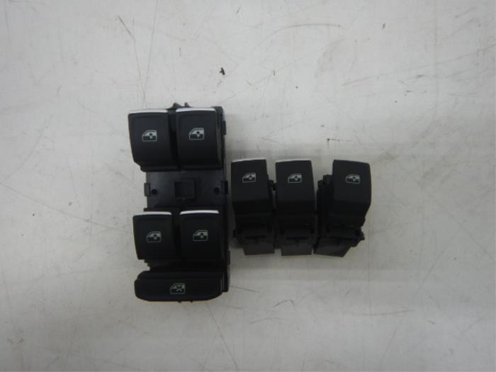 VW Golf 8 Raamschakelaar Set Chrome