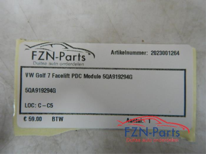 VW Golf 7 Facelift PDC Module
