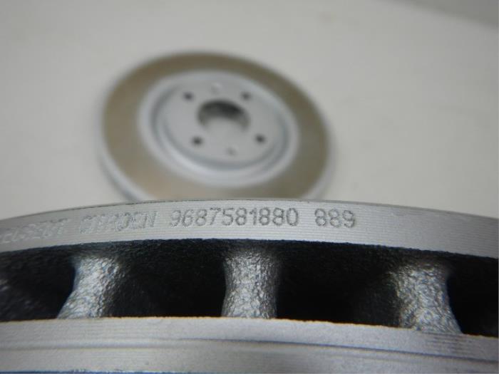 Citroen C4 DS4 Remschijf Voorzijde Set 9687581880 9687581880 NIEUW