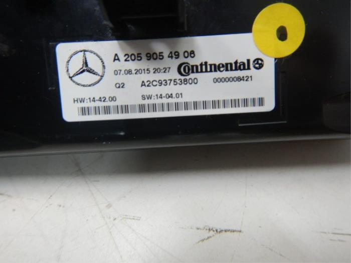 Climatronic Paneel Mercedes C-Klasse (22733163)