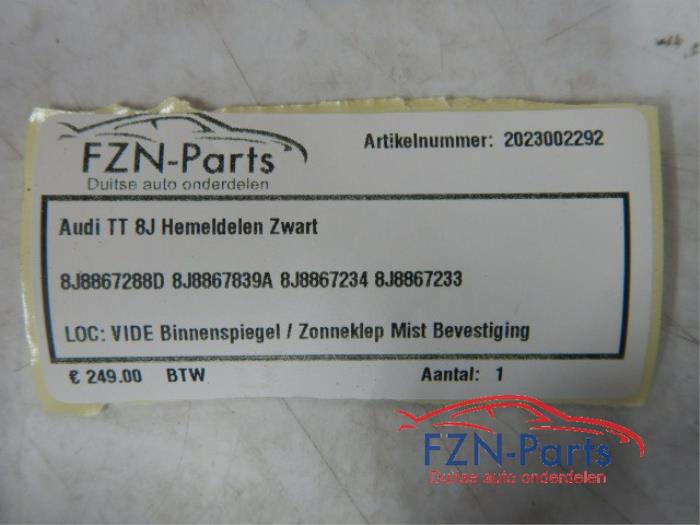 Audi TT 8J Hemeldelen Zwart