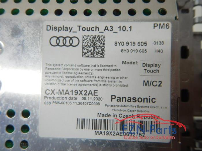Audi A3 8Y Navi Display 8Y0919605 10.1 Inch
