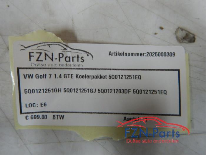 VW Golf 7 1.4 GTE Koelerpakket