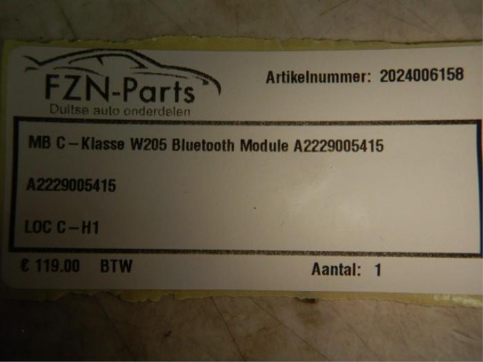 Mercedes-Benz C-Klasse W205 Bluetooth Module