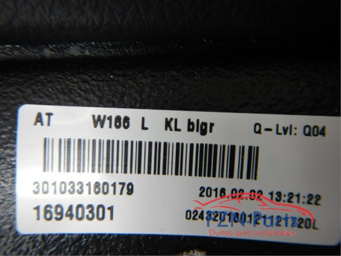 Airbag set + dashboard Mercedes GLE (22727766)