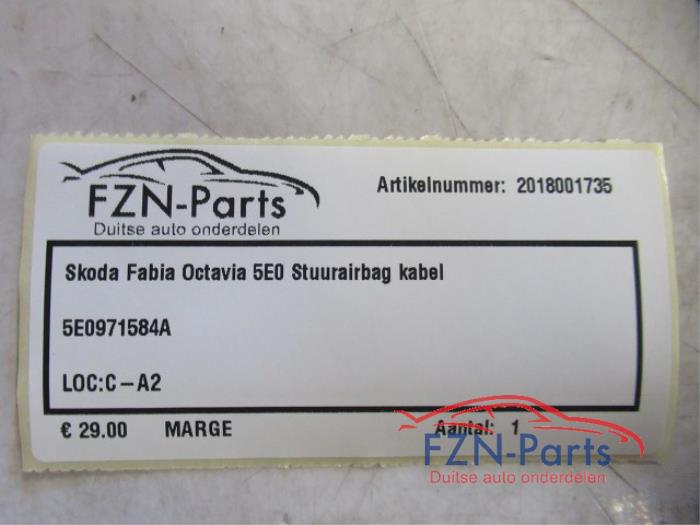 Kabelboom airbag (stuur) Skoda Fabia (22730514)