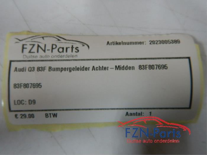 Audi Q3 83F Bumpergeleider Achter-Midden