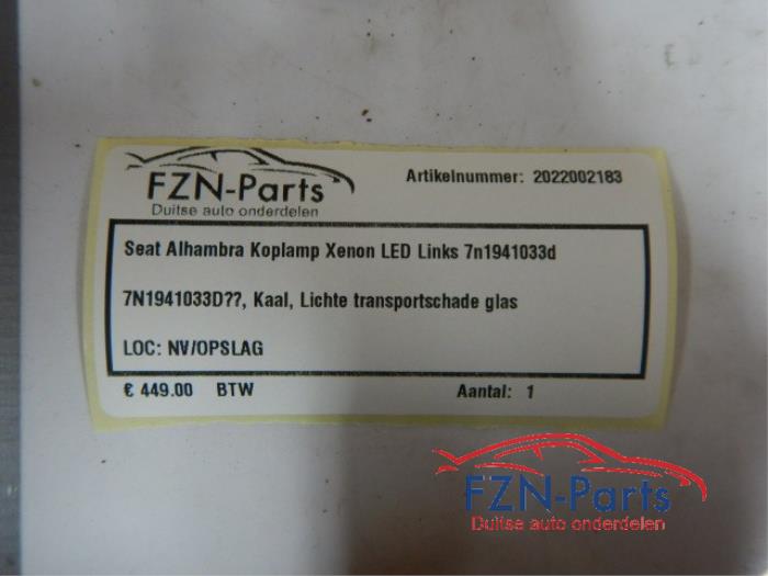 Koplamp links Volkswagen Sharan (22721904)