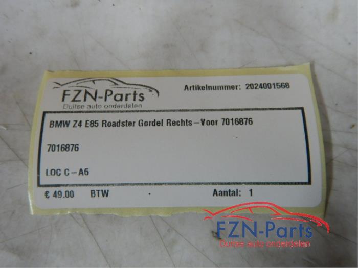 Veiligheidsgordel links-voor BMW Z4 (22728420)