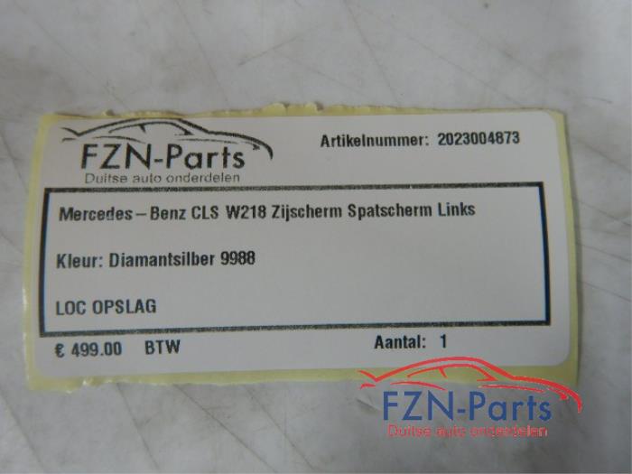 Mercedes - Benz CLS W218 Zijscherm Spatscherm Links