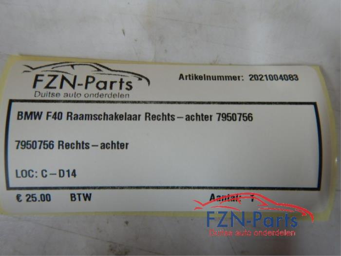 Elektrisch Raam Schakelaar BMW 1-Serie (22729130)