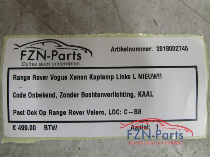 Range Rover Vogue Xenon Koplamp Links L NIEUW!!