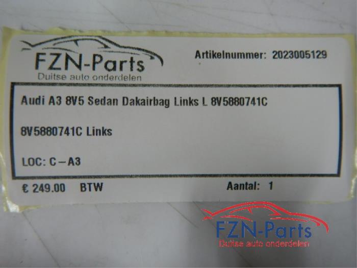 Audi A3 8V5 Sedan Dakairbag Links L