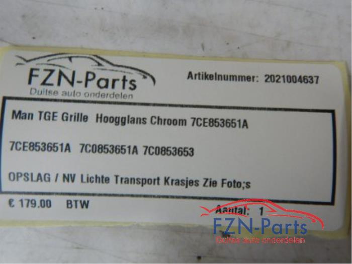 Grille Volkswagen Crafter (22726689)