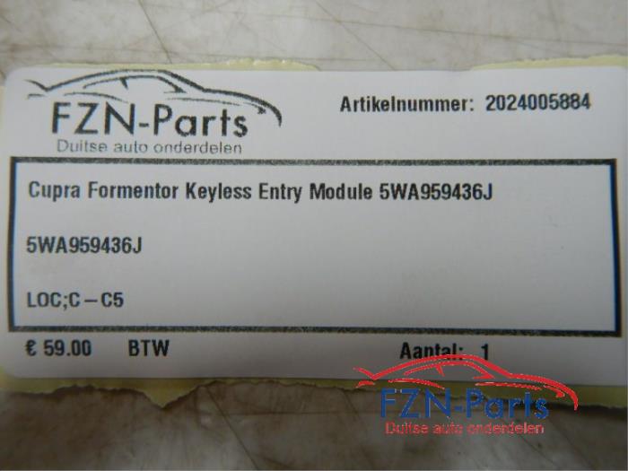 Module keyless vehicle Cupra Formentor (22736396)