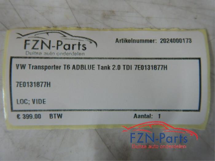 VW Transporter T6 ADBLUE Tank 2.0 TDI