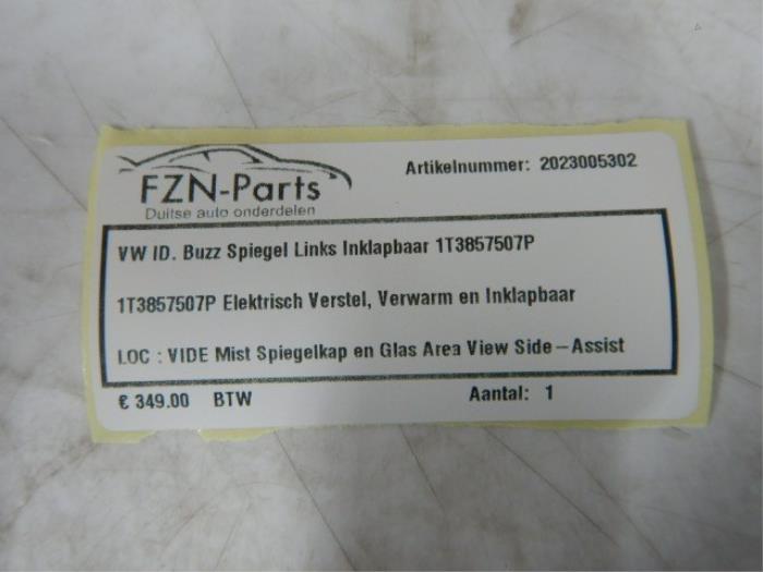 VW ID. Buzz Spiegel Links Inklapbaar