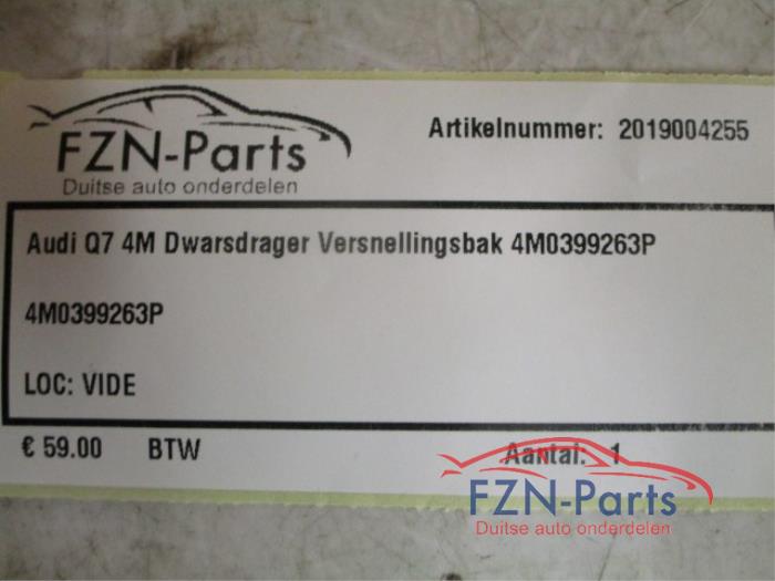 Audi Q7 4M Dwarsdrager Versnellingsbak