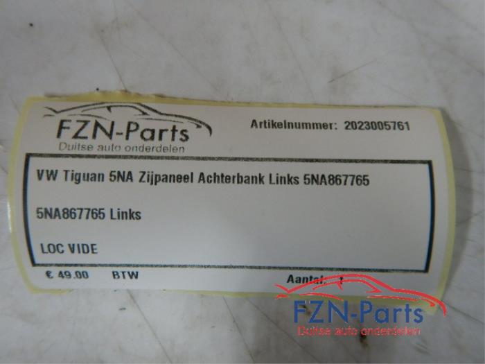 Zijpaneel Bekleding links-achter Volkswagen Tiguan (22741656)