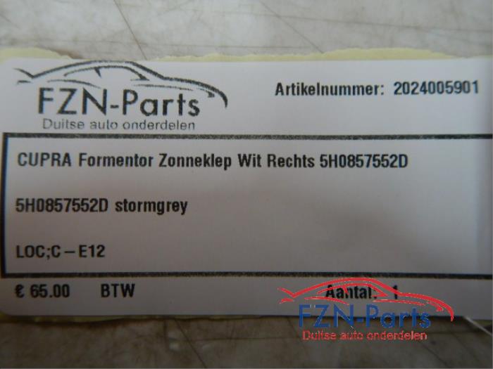 Zonneklep Cupra Formentor (22727919)