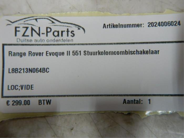 Range Rover Evoque II L551 Stuurkolomcombischakelaar