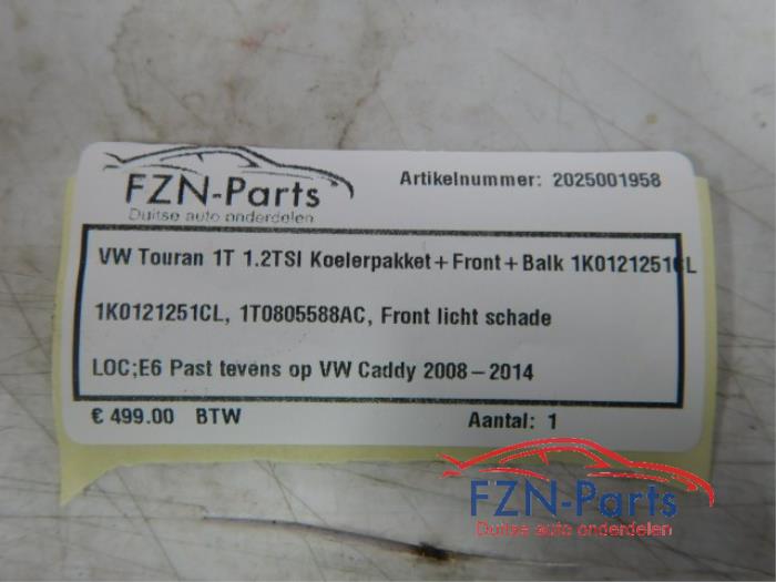 Koelerset Volkswagen Touran (22726845)