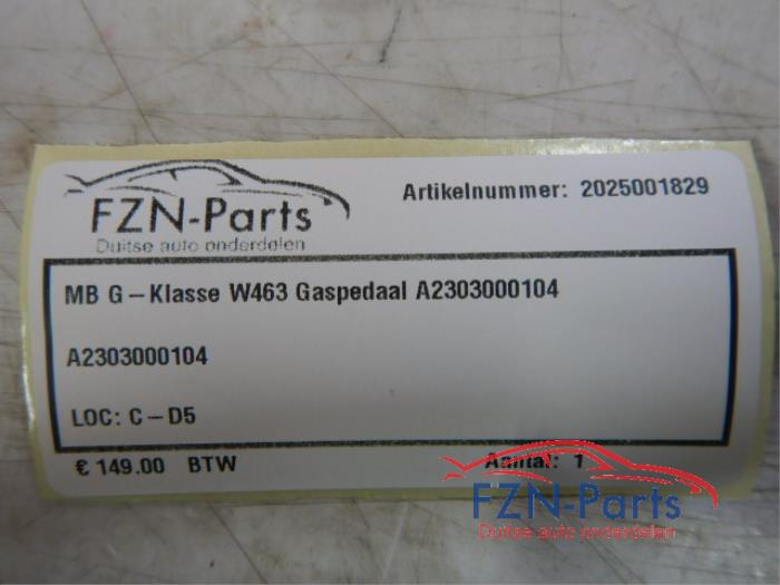 Gaspedaal Mercedes G-Klasse (22734097)