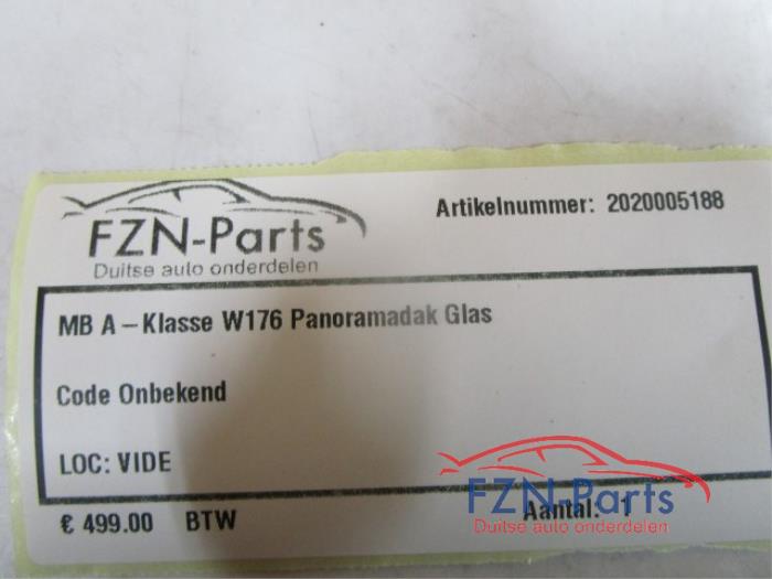 Schuifdak Glas Mercedes A-Klasse (22729934)